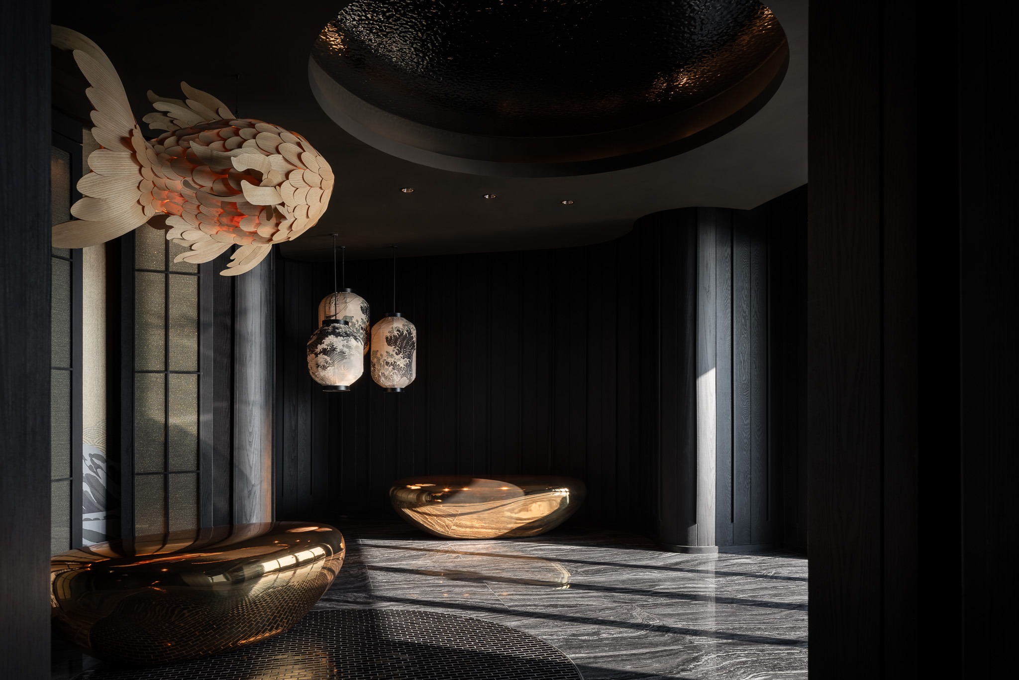 Torien Rooftop and Bar at Pattaya Marriott Resort designed by PIA Interior
