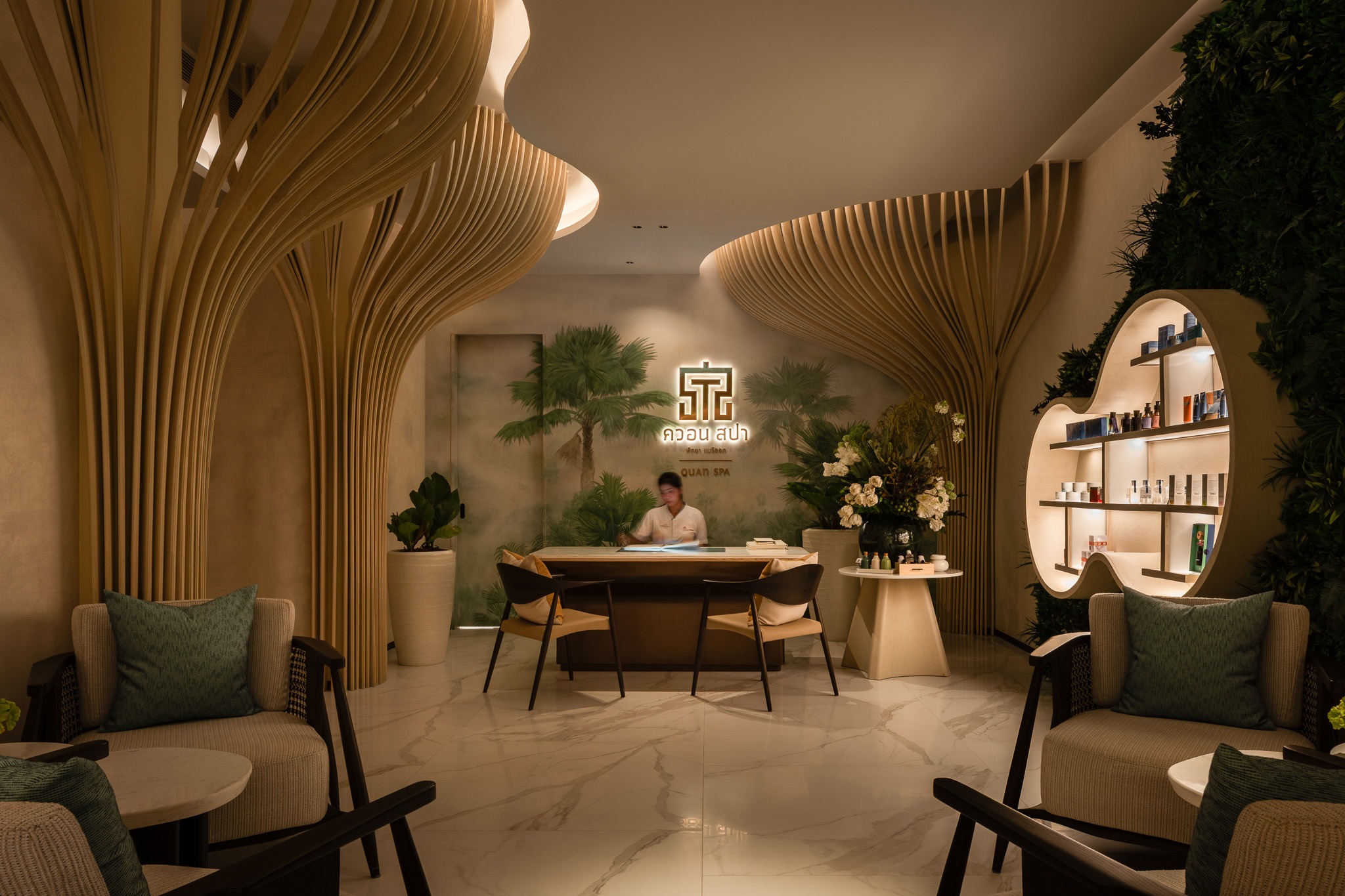 SPA at Pattaya Marriott Resort designed by PIA Interior