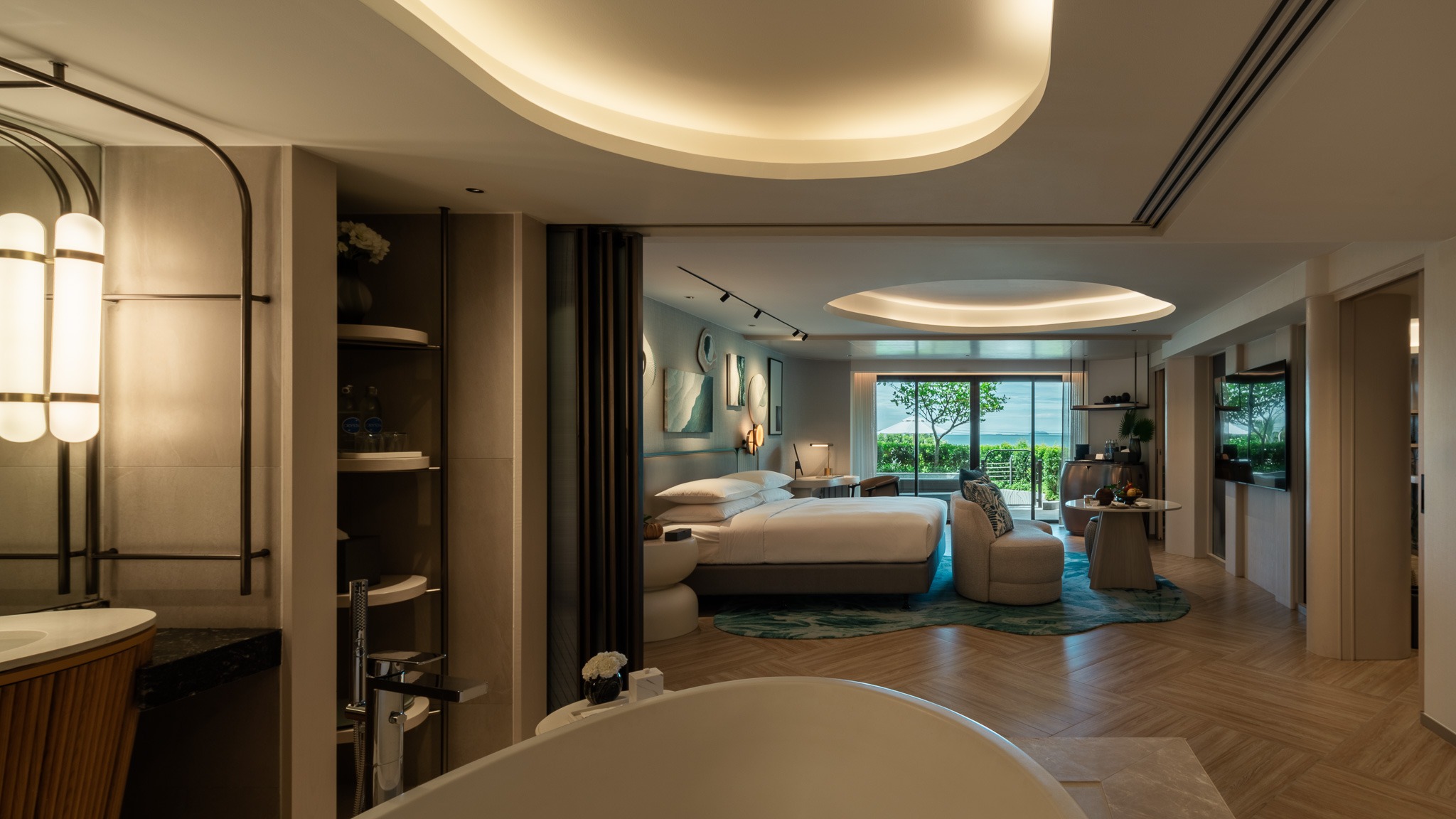 Garden Suite at Pattaya Marriott Resort designed by PIA Interior