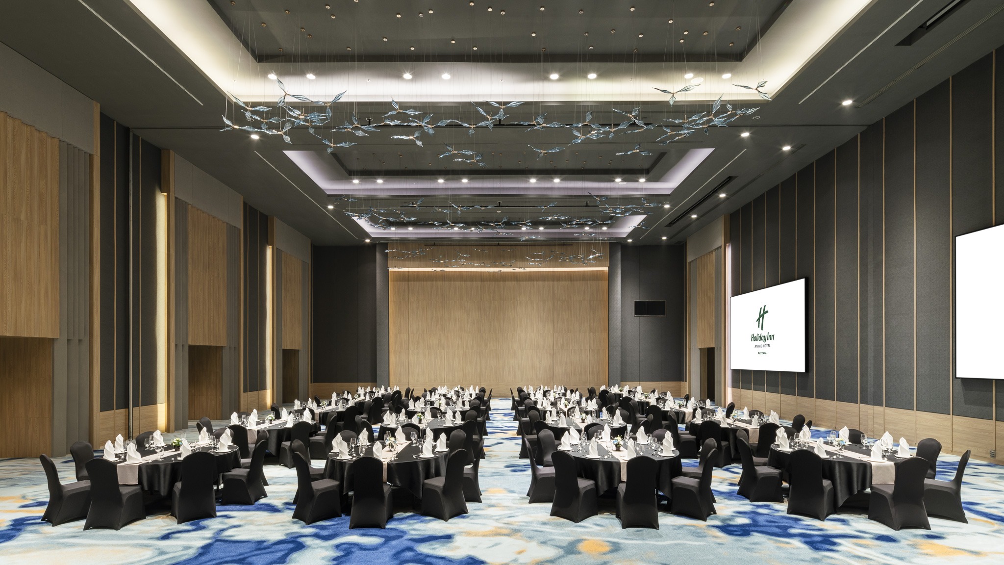 Ballroom interior at Holiday Inn Pattaya, Thailand