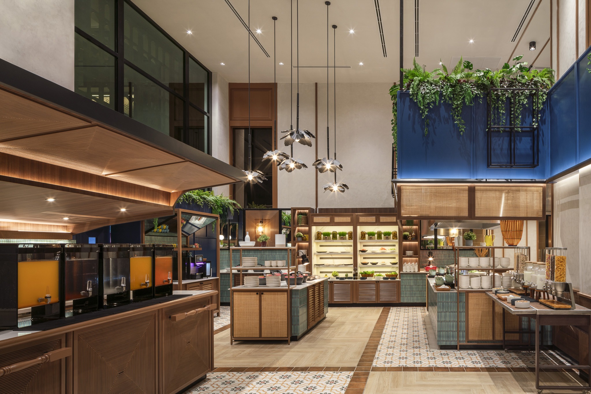 The Collective restaurant interior at Holiday Inn Pattaya, Thailand