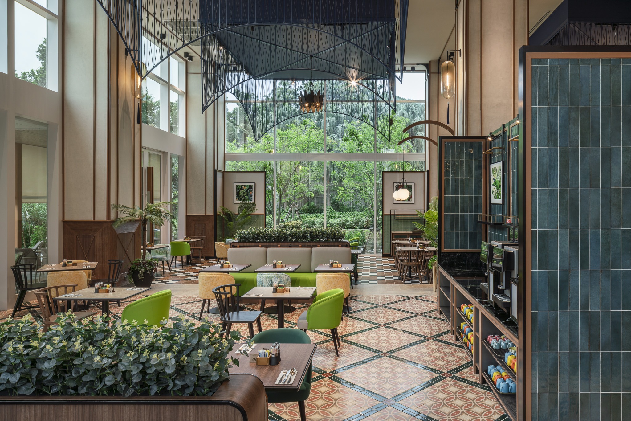 The Collective restaurant interior at Holiday Inn Pattaya, Thailand