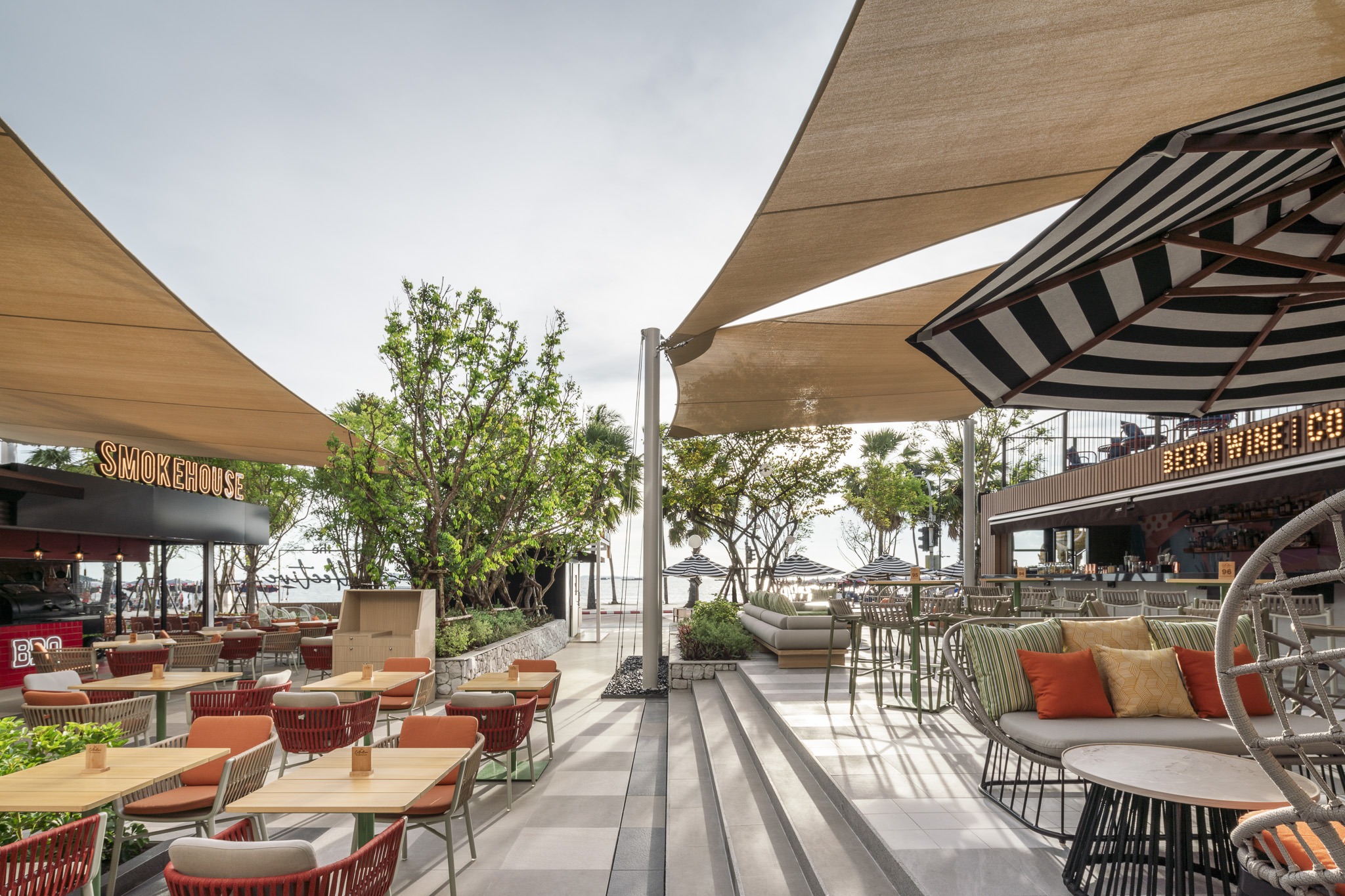 The Collective restaurant interior at Holiday Inn Pattaya, Thailand