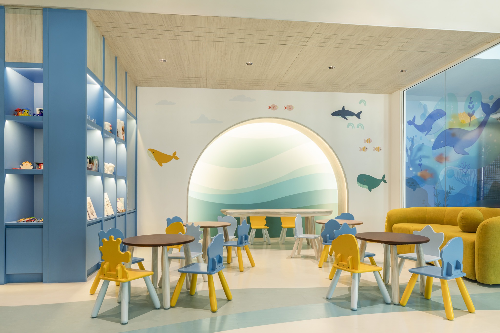 Kid's club interior at Holiday Inn Pattaya, Thailand